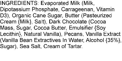 Salted Choco Crunch Ingredients